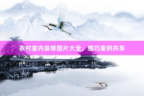 农村室内装修图片大全，细巧案例共享